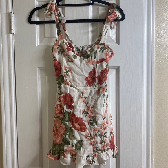 Reformation Christine floral mini Dress 2 - Picture 6 of 6